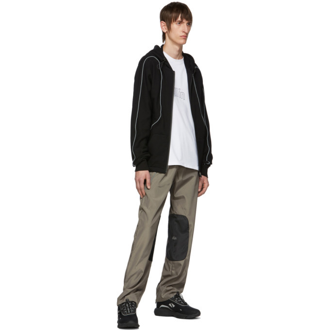 all in Black ID Vest Hoodie