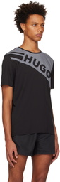 Hugo Black Printed T-Shirt