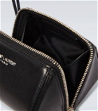 Saint Laurent Fragments Mini leather pouch with strap