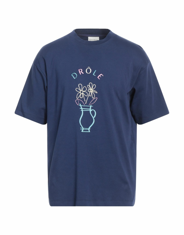 Photo: Drôle De Monsieur Mens T-shirt Midnight in Blue