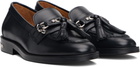 Toga Pulla Black Tassel Loafers