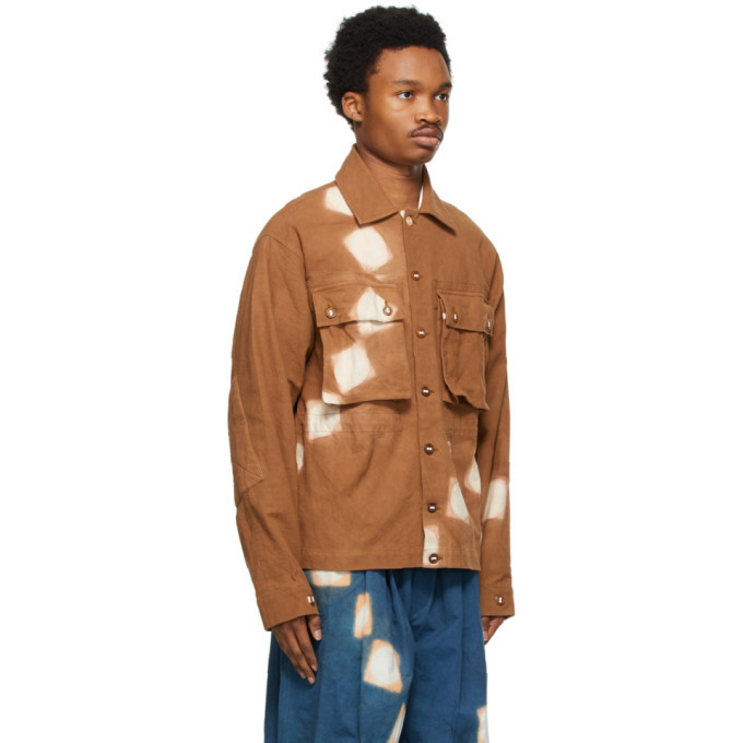 STORY mfg. Brown Helix Jacket Story Mfg.