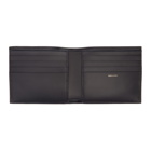 Paul Smith Black and Multicolor Stripe Bifold Wallet