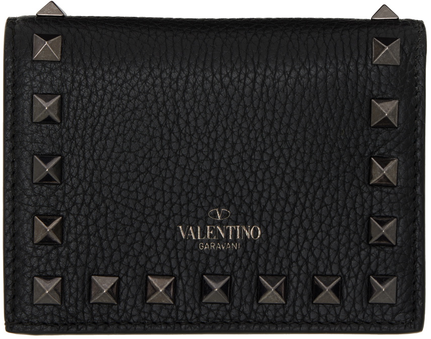 Pochette Valentino Garavani Rockstud Noir - Accessoire Luxe En Cuir Italien