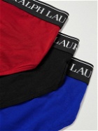 Polo Ralph Lauren - Three-Pack Stretch-Cotton Briefs - Black