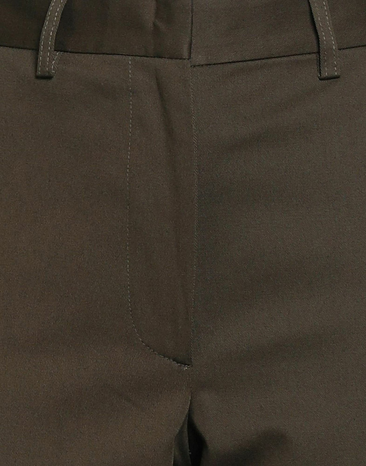 Matteau Womens Pants Military in Green