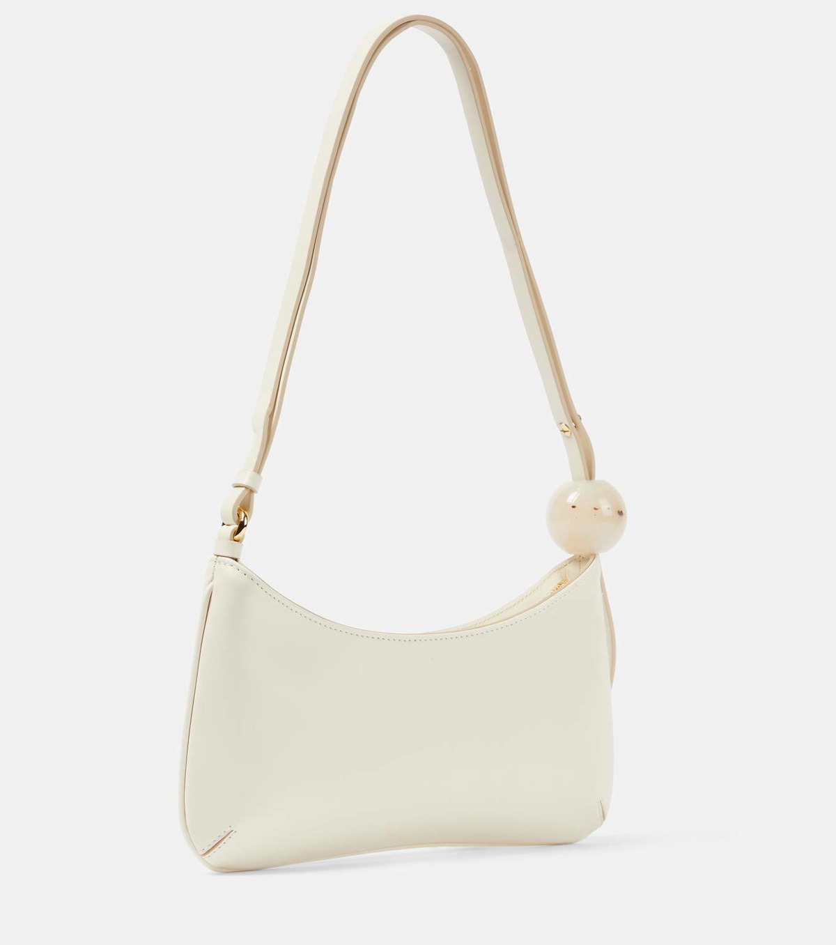 Jacquemus Le Bisou Perle leather shoulder bag Jacquemus