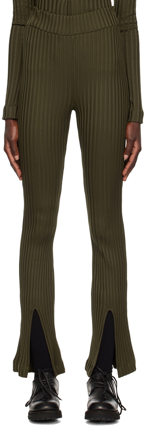Elleme Khaki Vented Trousers