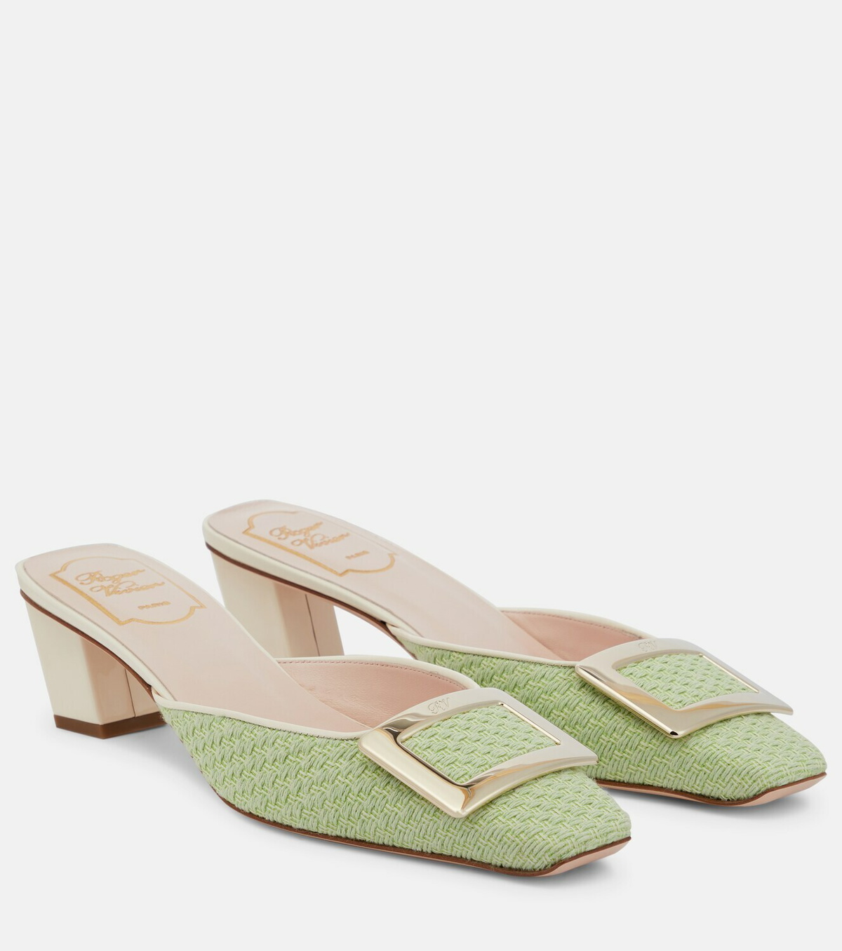 ROGER VIVIER BELLE VIVIER ミュール Roger Vivier Belle Vivier bouclé mules Roger Vivier