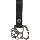 Yohji Yamamoto Black Leather discord Keychain