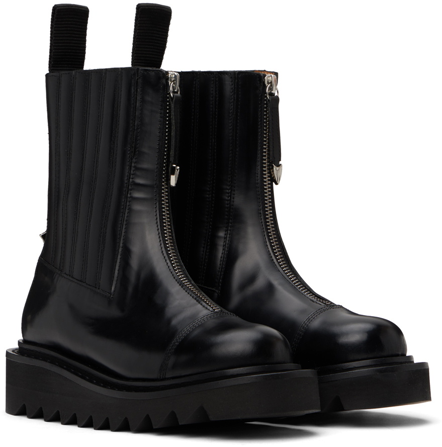 Toga Pulla SSENSE Exclusive Black Chelsea Boots