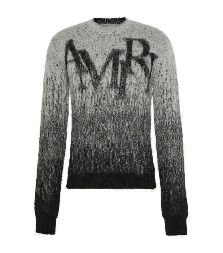 Photo: Amiri Logo alpaca and mohair-blend sweater