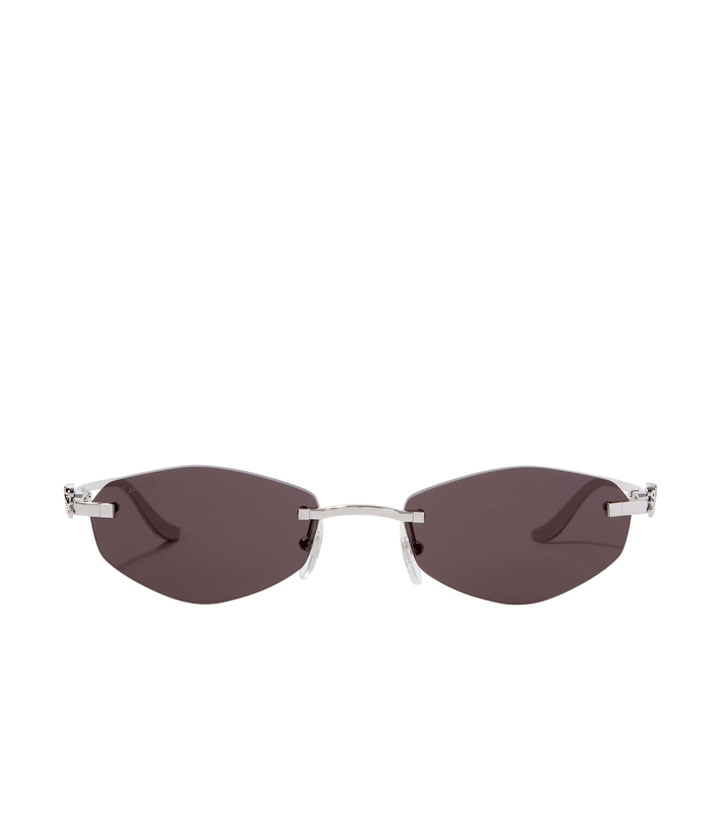 Photo: Cartier Eyewear Collection Panthère de Cartier oval sunglasses
