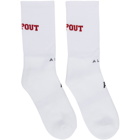 Alyx White Dropout Socks