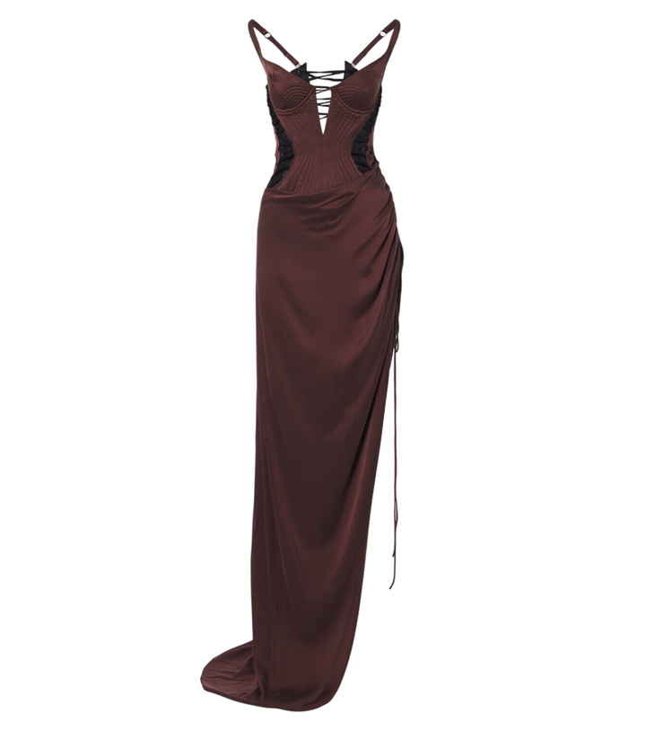Photo: Maria Lucia Hohan Ruched corset gown