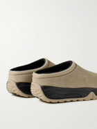 Nike - ACG Rufus Leather-Trimmed Suede Slip-On Sneakers - Neutrals