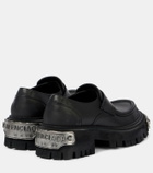Balenciaga Tractor leather loafers