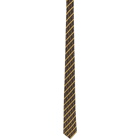 Fendi Brown and Yellow Forever Fendi Tie