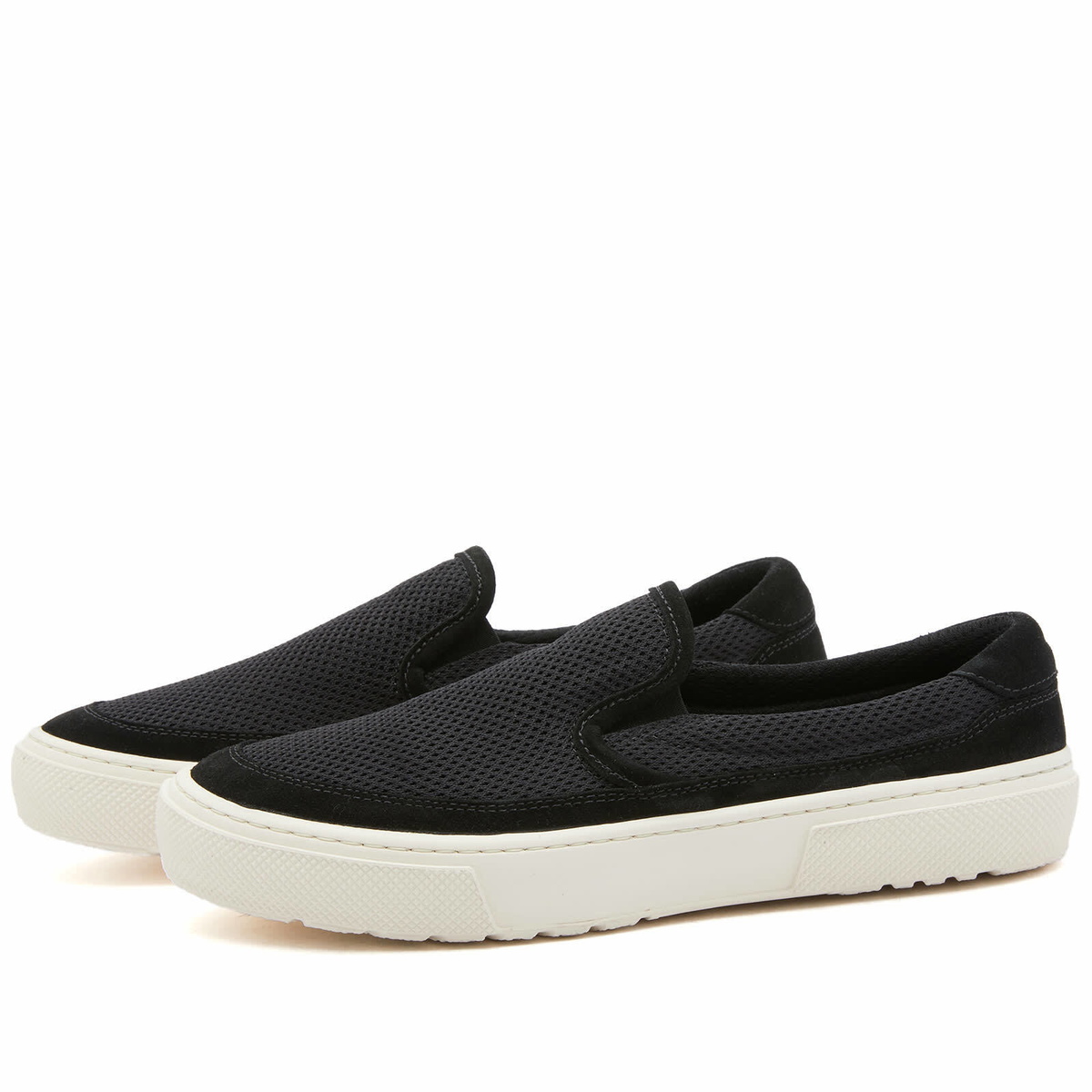 Diemme Men s Garda Mesh Slip On Sneakers in Black Mesh