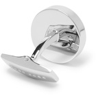 Hugo Boss - Silver-Tone Mother-of-Pearl Cufflinks - Silver