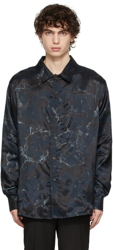 Photo: Tom Wood Black & Blue Camouflage Studio Shirt