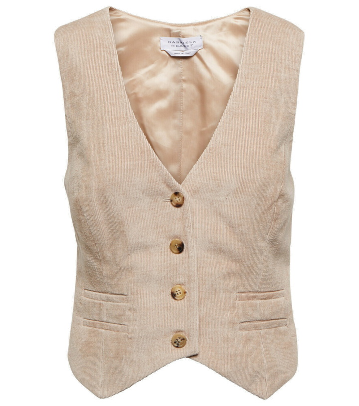 Photo: Gabriela Hearst - Zelos linen and cotton corduroy vest