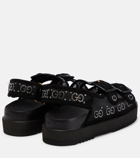 Gucci - GG embellished platform sandals