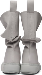 YUME YUME SSENSE Exclusive Gray Low Fisherman Boots