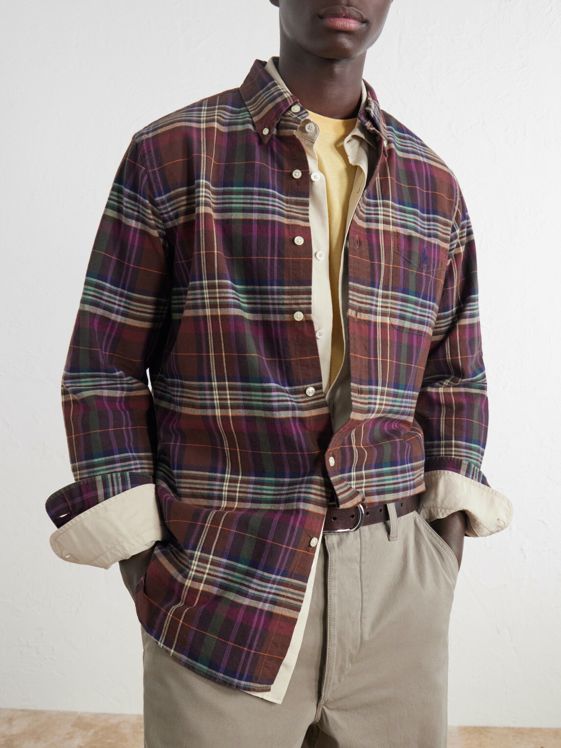Polo Ralph Lauren - Button-Down Collar Logo-Embroidered Checked Cotton--Oxford Shirt - Red