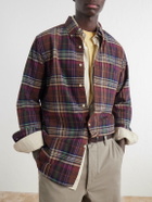 Polo Ralph Lauren - Button-Down Collar Logo-Embroidered Checked Cotton--Oxford Shirt - Red