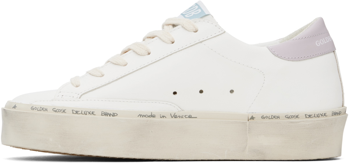 Golden Goose White Hi Star Sneakers