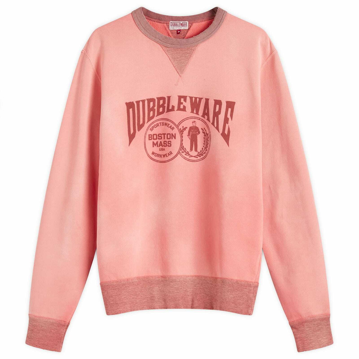 Dubbleware Men's Double Disc Sweatshirt in Vintage Red