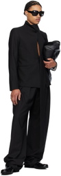 Aaron Esh Black Wrap Blazer