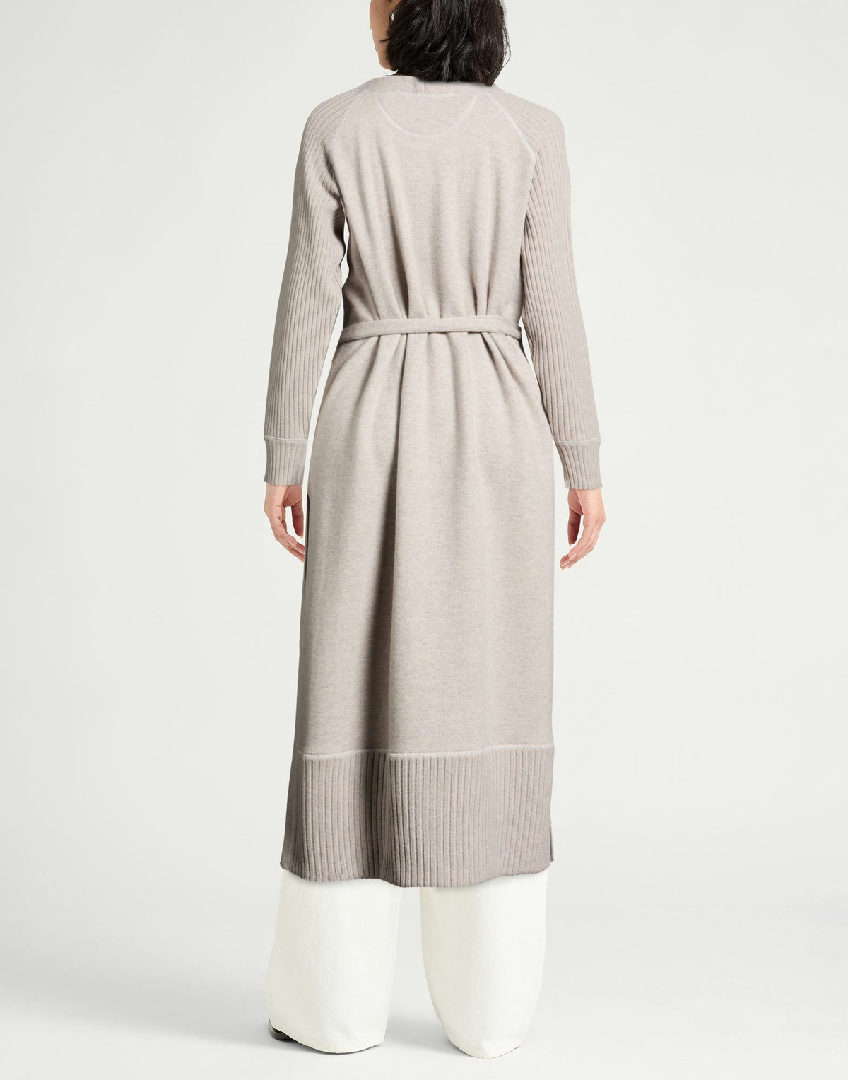 Fedeli Womens Cardigan in Beige