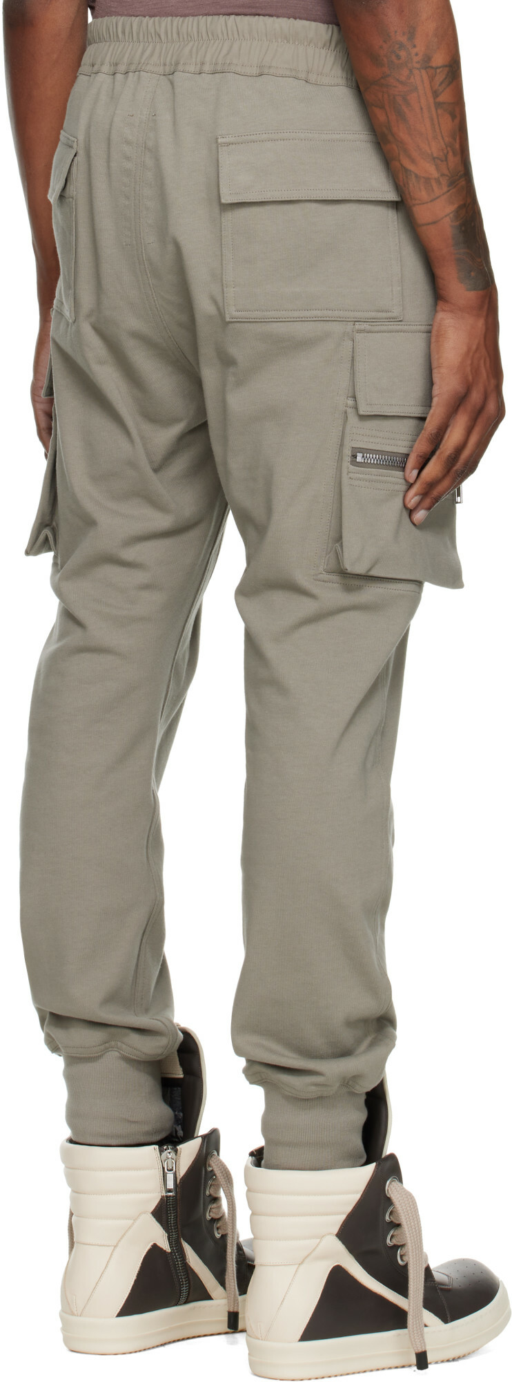 Rick Owens Taupe Tower Mastodon Cargo Pants