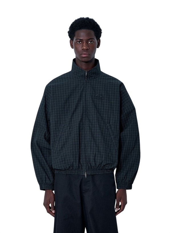 Photo: Balenciaga Checked Zip Jacket