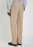 Jacquemus Le Pantalon Croisiere Straight-leg Linen-blend Trousers Beige