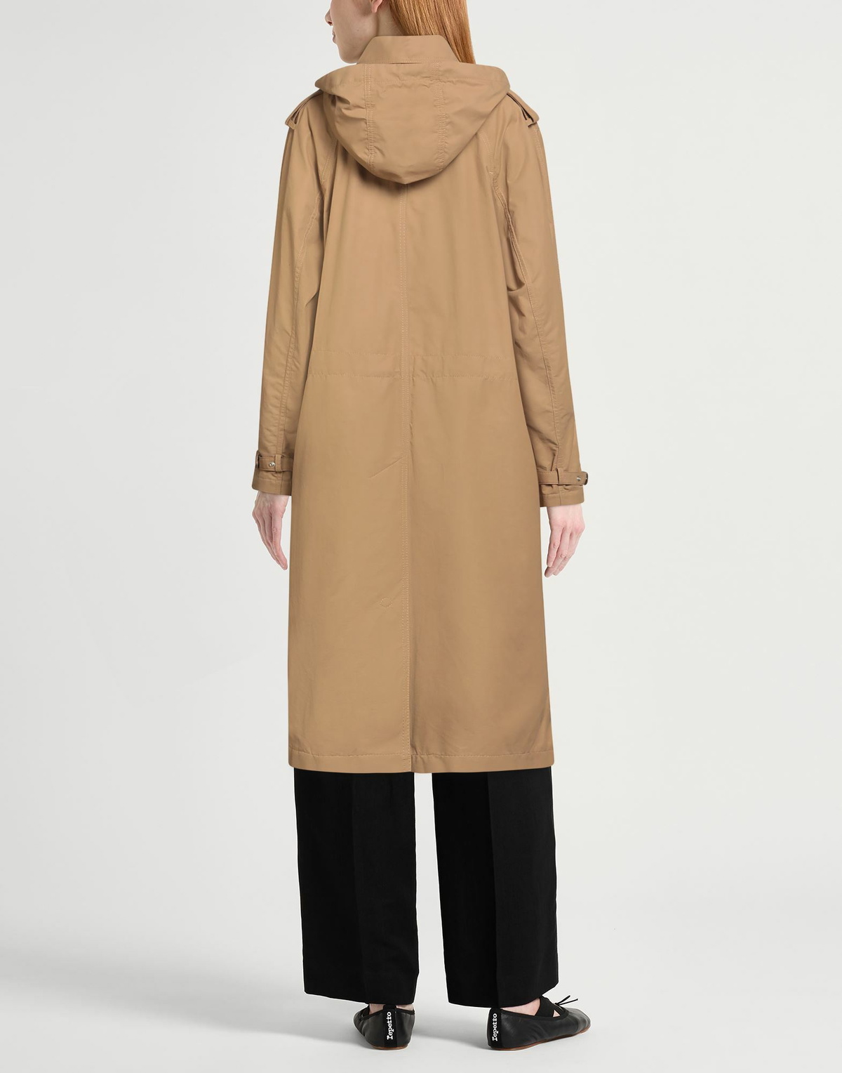Lacoste Womens Overcoat & Trench Coat Camel
