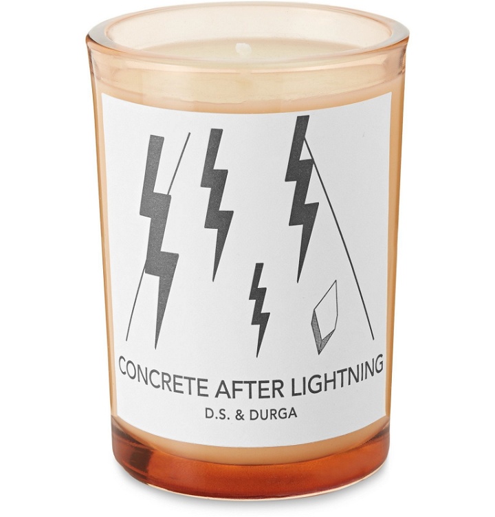 Photo: D.S. & Durga - Concrete After Lightning Scented Candle, 200g - Colorless
