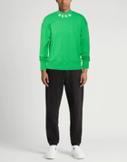Msgm Mens Sweatshirt Lime in Green