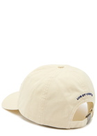 Gant Yale Embroidered Cotton-twill cap - Cream - One Size