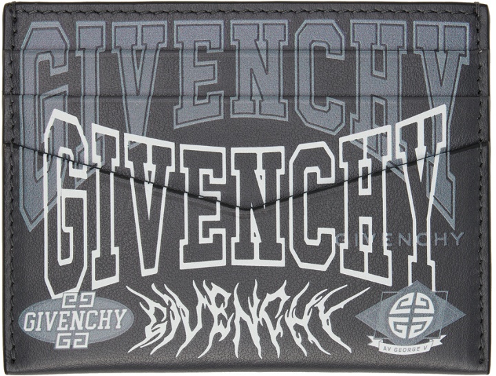 Photo: Givenchy Grey Multi Logo Card Holder