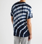 Nike - Sportswear Logo-Print Tie-Dyed Cotton-Jersey T-Shirt - Black