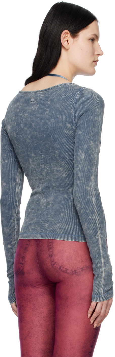Diesel Blue T-Analie Long Sleeve T-Shirt Diesel