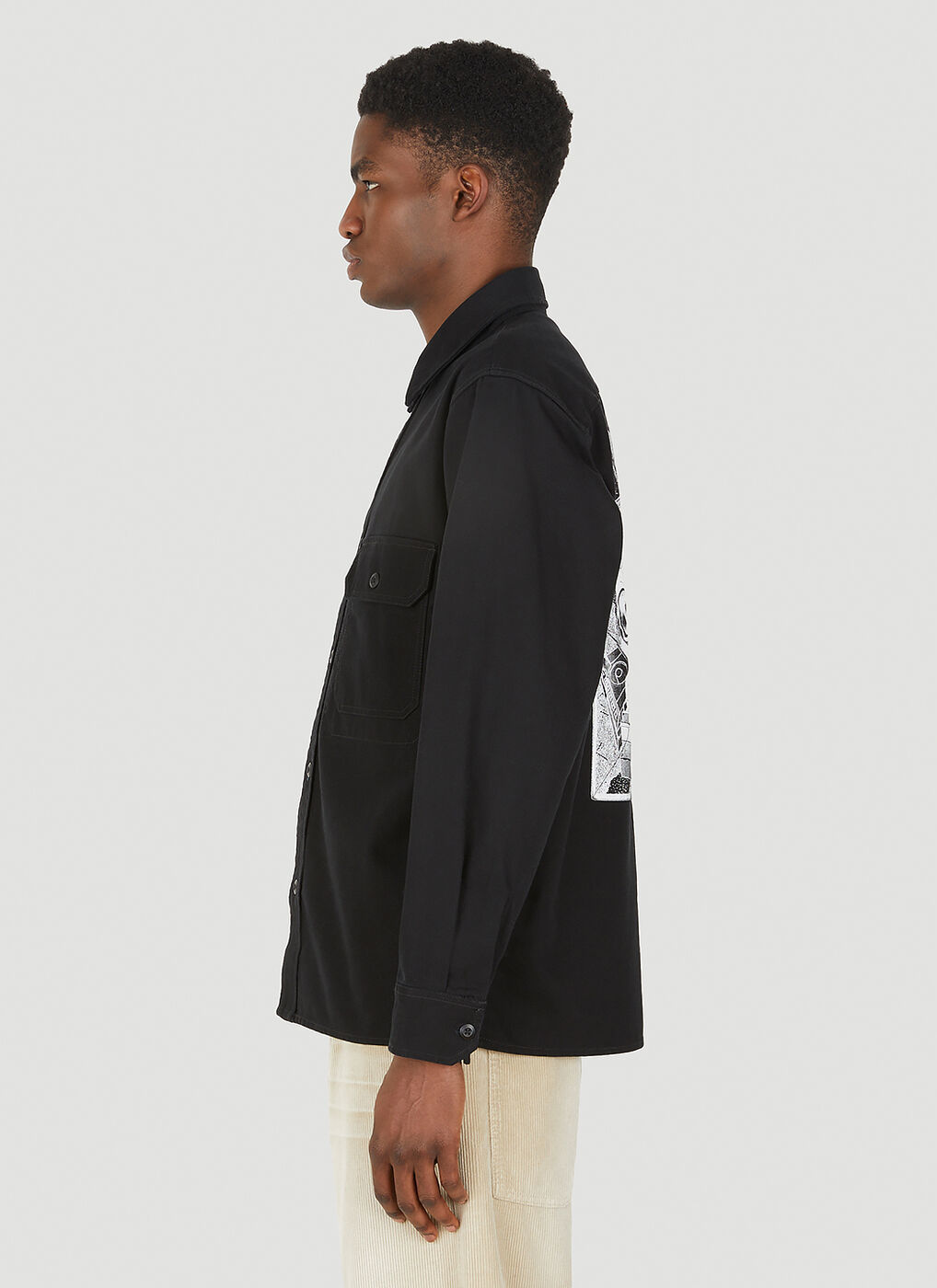 On U Sound Shirt Jacket in Black Carhartt WIP