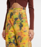 Philosophy di Lorenzo Serafini Camouflage straight jeans