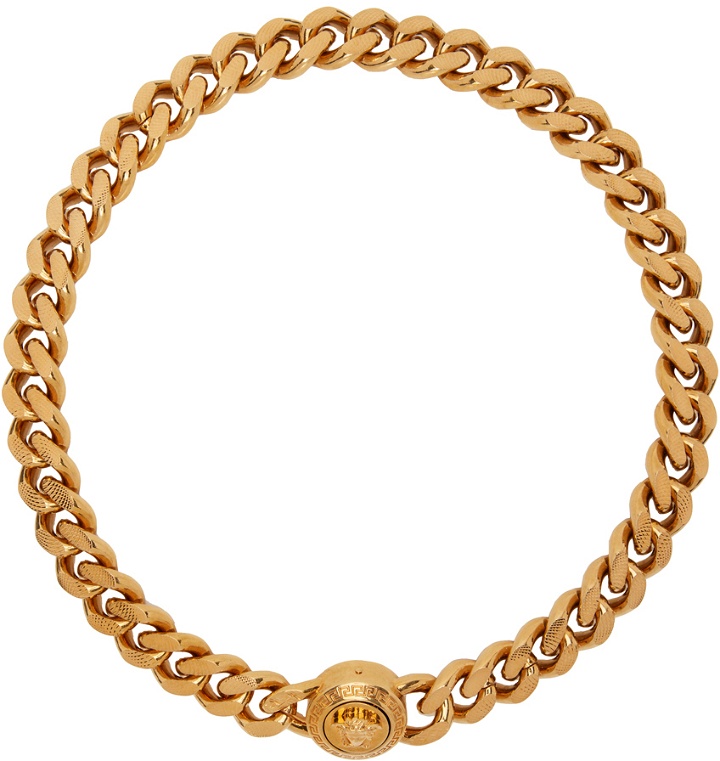 Photo: Versace Gold Medusa Chain Necklace