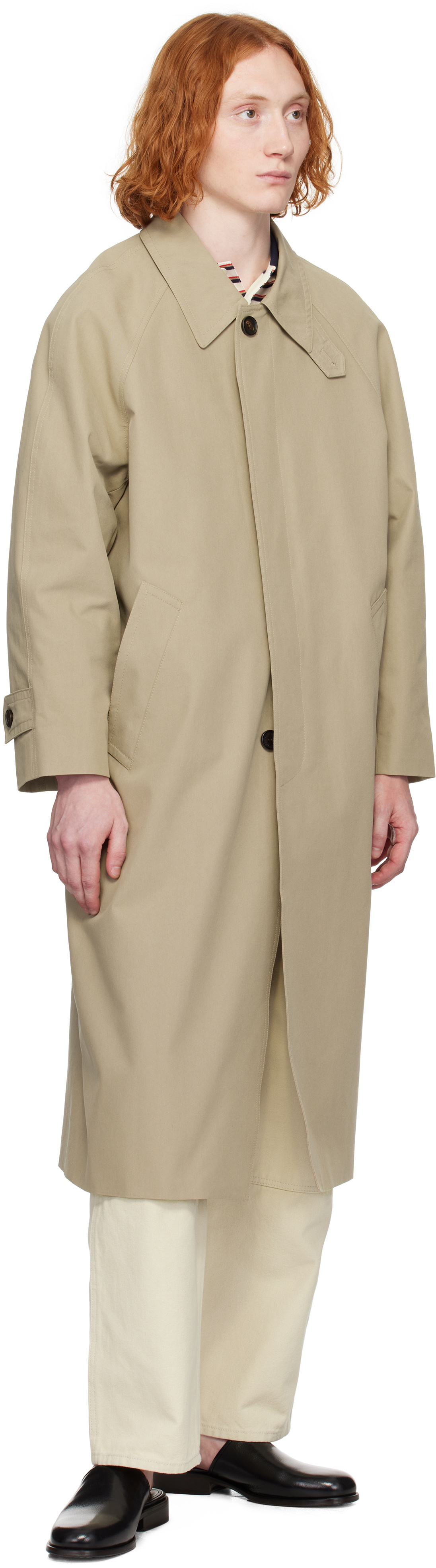 Dunst Taupe Refined Mac Coat