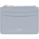 A.P.C. Blue Paris Card Holder