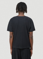 Pleated T-Shirt in Black